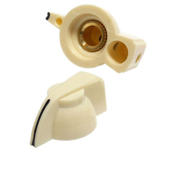 Chicken Head Knob-Cream Color-Fits 1/4" Shafts - Click Image to Close